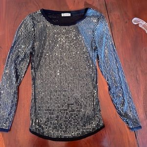 Free people sequin stretchy top